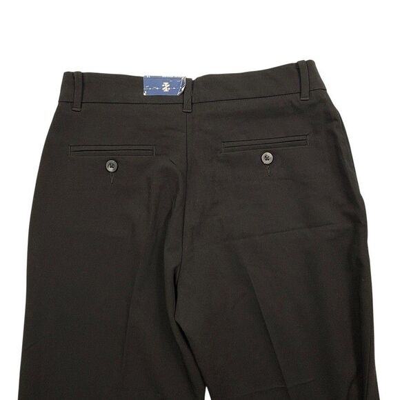 NWT Izod Boys Black Flat Front Stretch Dress Pants Slacks Uniform 14 Regular - Picture 13 of 13